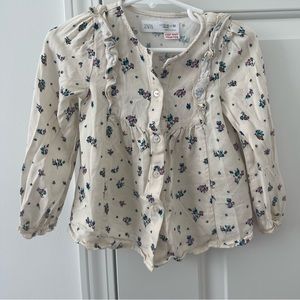Zara Floral Top